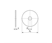 F+S Pro Kotflügelscheiben HN5011 F+SKP 5,3x20mm 100 St.