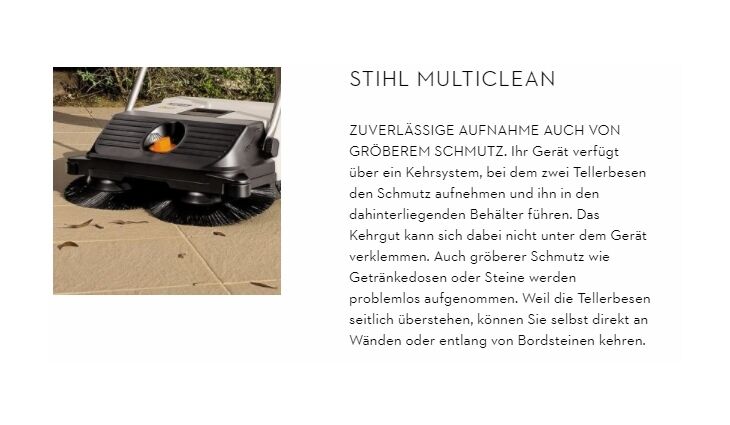 STIHL KG 550 Kehrgerät - kompaktes Kehrgerät 48600194705