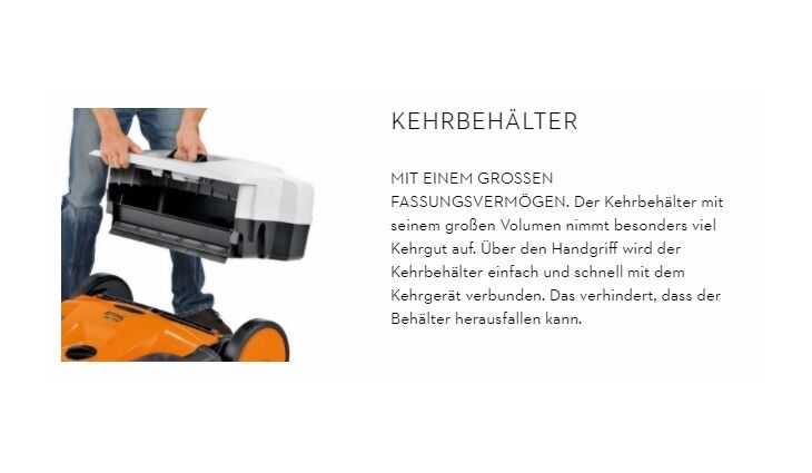 STIHL KG 550 Kehrgerät - kompaktes Kehrgerät 48600194705