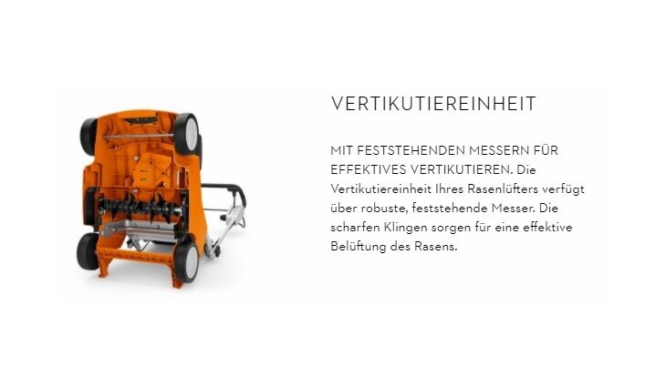 STIHL RLE 240 Rasenlüfter Kompakt Elektro Vertikutierer