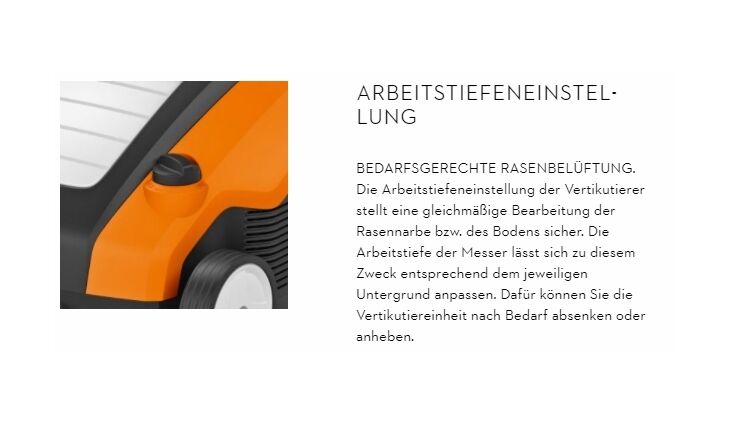 STIHL RLE 240 Rasenlüfter Kompakt Elektro Vertikutierer