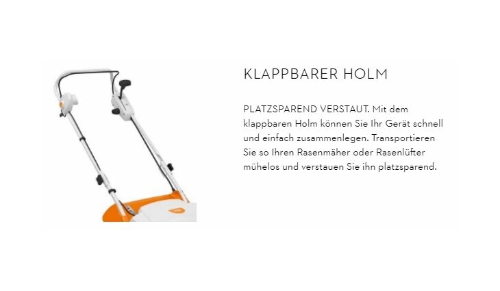 STIHL RLE 240 Rasenlüfter Kompakt Elektro Vertikutierer