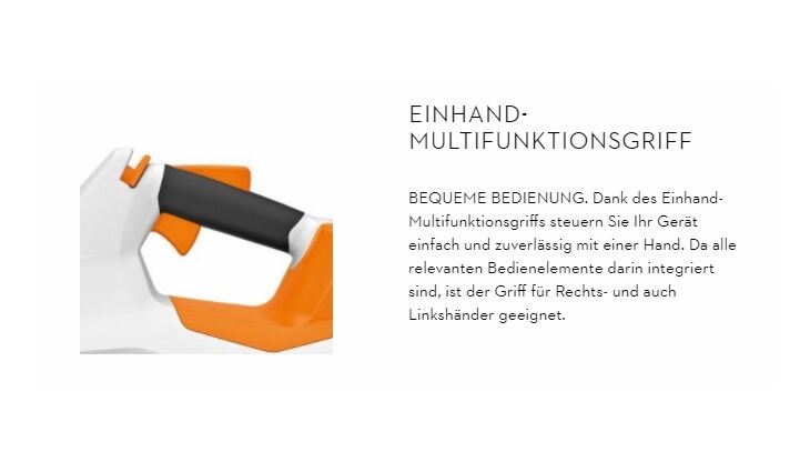 STIHL BGA 86 Akku-Blasgerät Solo AP-Sy. BA020115900