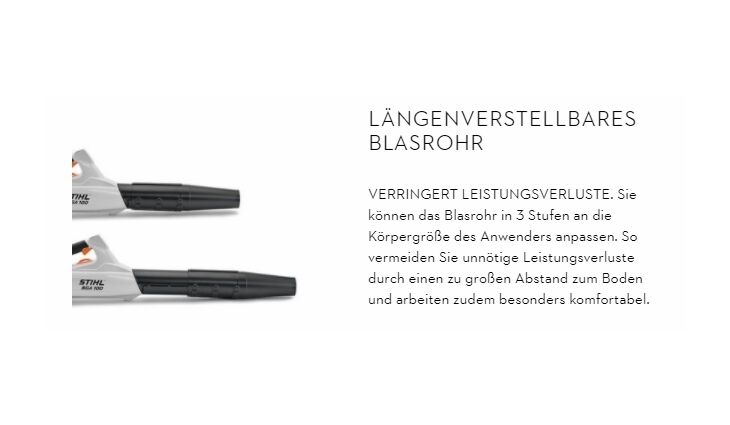 STIHL BGA 100 Akku-Blasgerät Solo AP System 48660115900