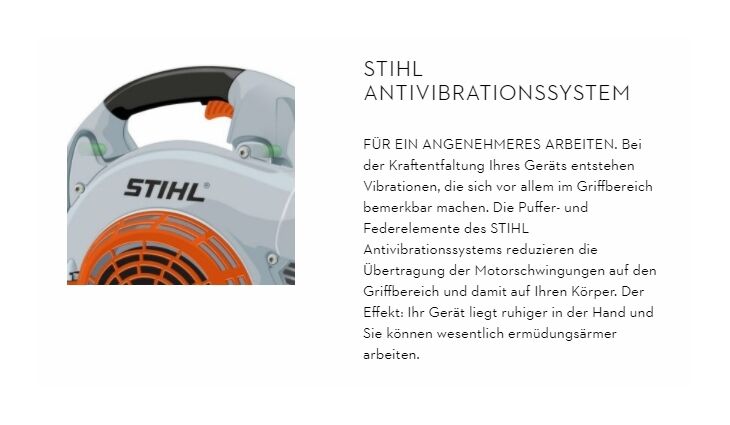 STIHL BG 86 Leistungsstarkes Blasgerät 42410111753