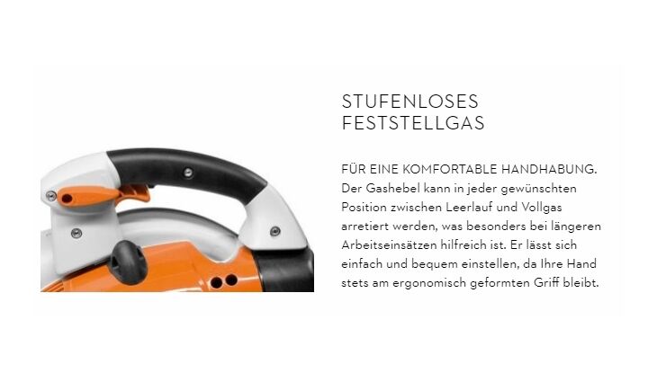 STIHL BG 86 Leistungsstarkes Blasgerät 42410111753