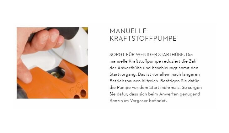 STIHL BG 86 Leistungsstarkes Blasgerät 42410111753