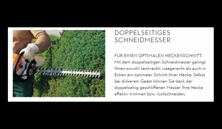 STIHL HS 45 Benzin Motor Heckenschere 60cm 42280112938