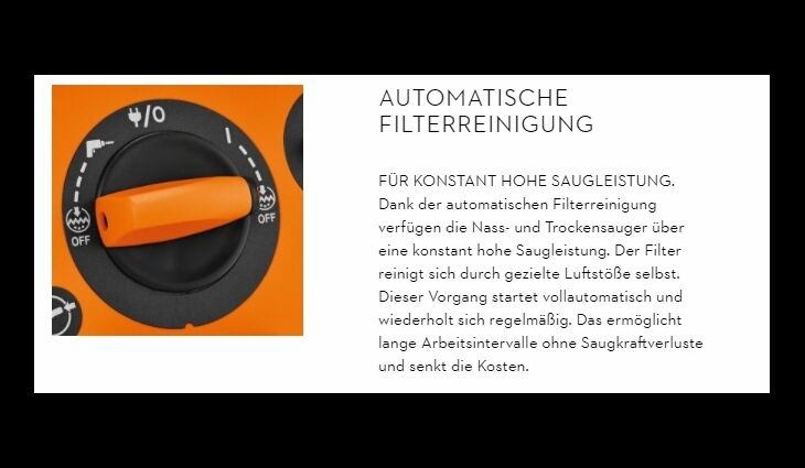 STIHL SE 133 ME - Staubsauger Staubklasse M 47860124430