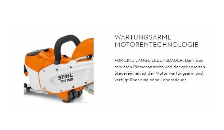 STIHL Akku-Trennschleifer TSA 230 48640116620