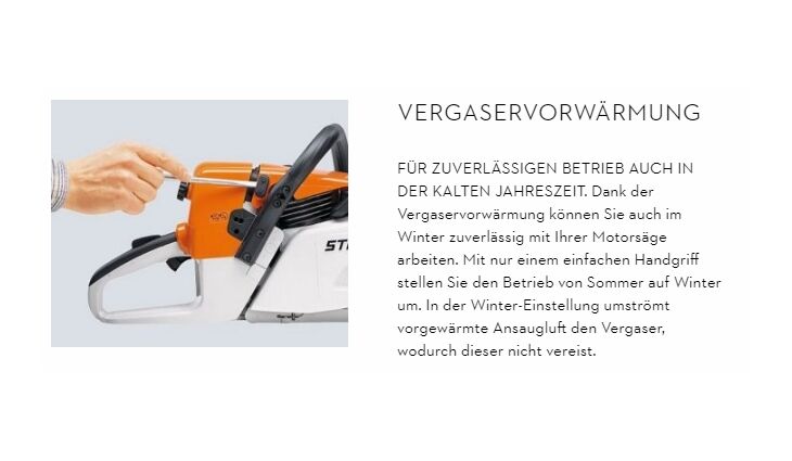 STIHL MS181 Benzin Motorsäge 30cm 11392000162