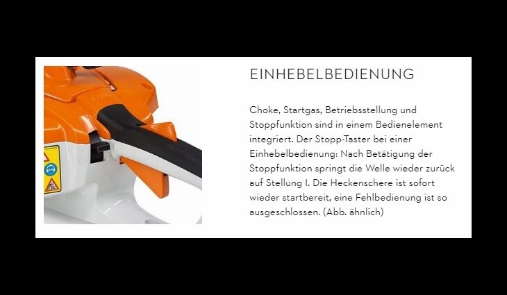 STIHL HS 46 Heckenschere 45cm 42420112902