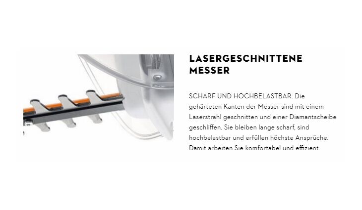 STIHL HSE 61 Elektro Heckenschere 50cm 500W 48120113564