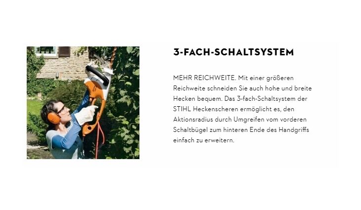 STIHL HSE 61 Elektro Heckenschere 50cm 500W 48120113564