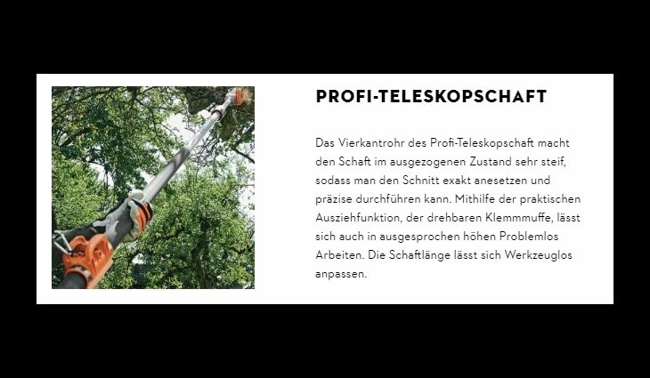 STIHL HT135 Benzin Hochentaster 30cm 41822000198