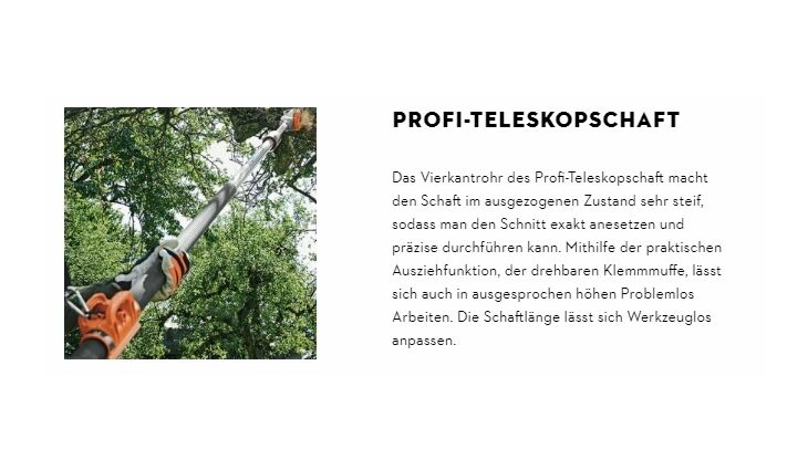 STIHL HT135 Benzin Hochentaster 30cm 41822000198