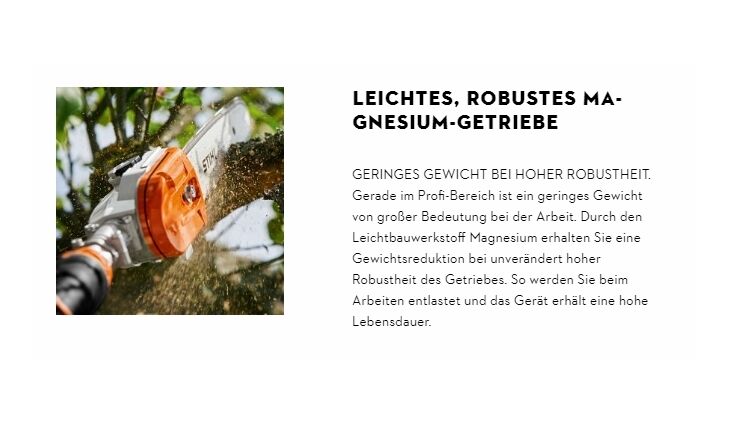 STIHL HT135 Benzin Hochentaster 30cm 41822000198