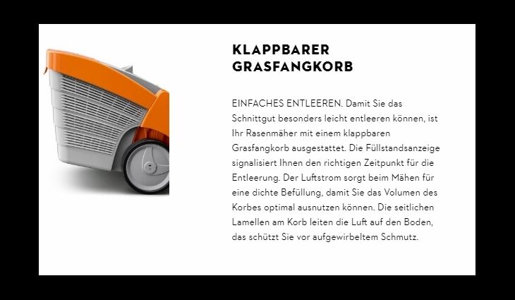 STIHL RMA 235 Akku Rasenmäher Solo 63110111425