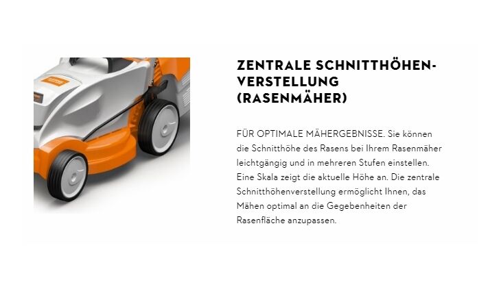 STIHL RMA 235 Akku Rasenmäher Solo 63110111425