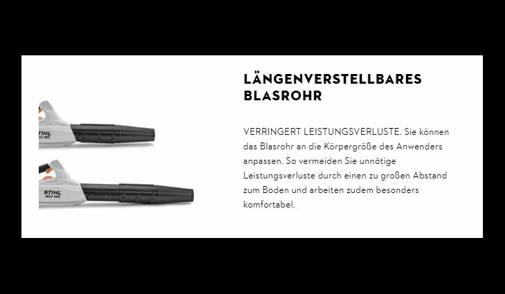 STIHL BGA 60 Akku Blasgerät Grundgerät BA040115900