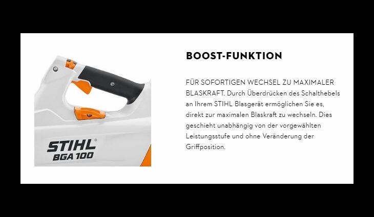 STIHL BGA 60 Akku Blasgerät Grundgerät BA040115900