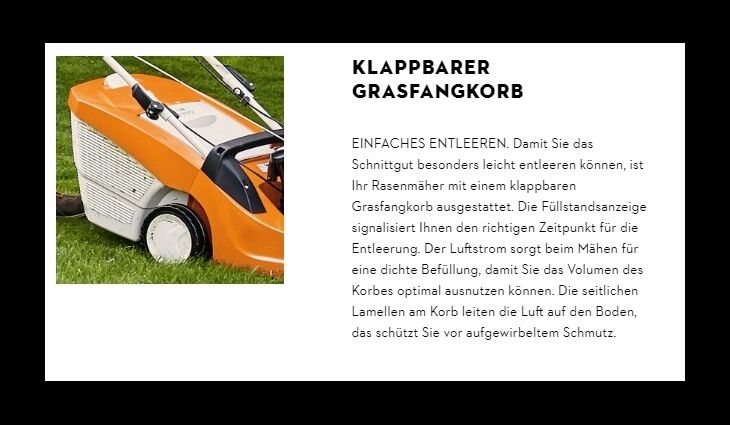 STIHL RME 235 - Elektro Rasenmäher 33cm 63110112410