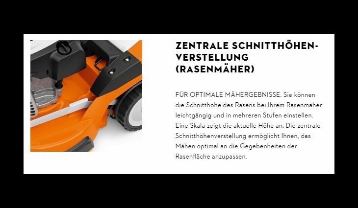STIHL RME 235 - Elektro Rasenmäher 33cm 63110112410