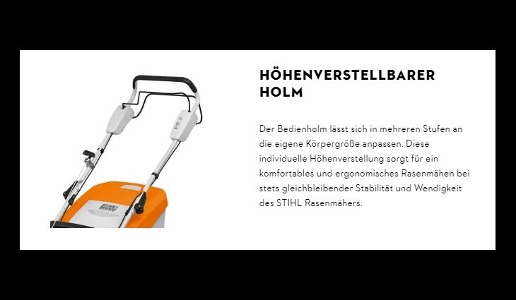 STIHL RME 235 - Elektro Rasenmäher 33cm 63110112410