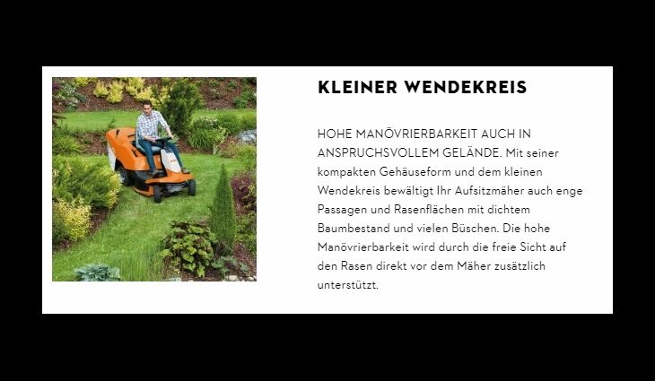 STIHL RT 4082 Aufsitzmäher 61402000005