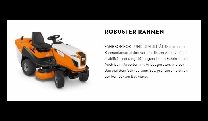 STIHL RT 6112 ZL Aufsitzmäher 61702000029
