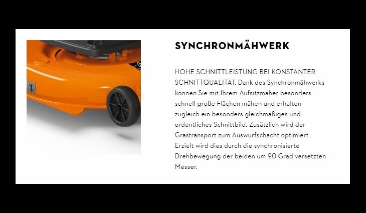 STIHL RT 6112 ZL Aufsitzmäher 61702000029