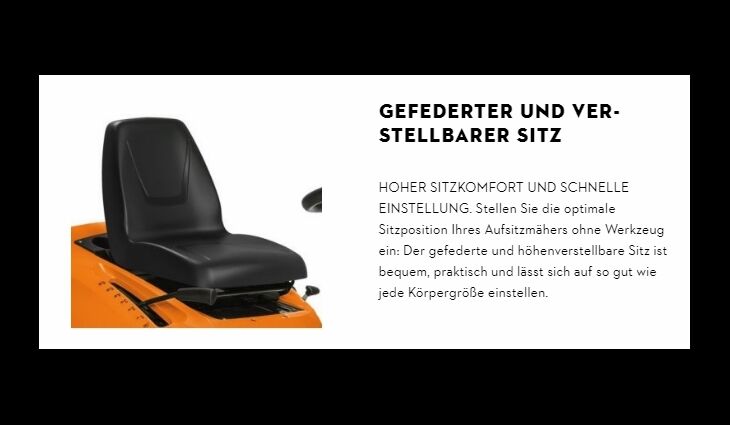 STIHL RT 6112 ZL Aufsitzmäher 61702000029