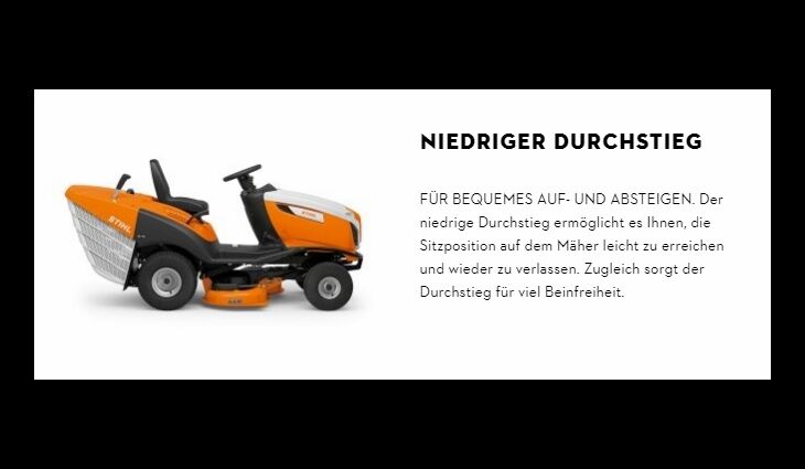 STIHL RT 6112 ZL Aufsitzmäher 61702000029