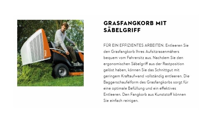STIHL RT 6112 ZL Aufsitzmäher 61702000029