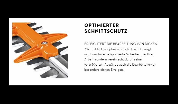 STIHL HSA 100 Akku-Heckenschere 60cm HA070113530