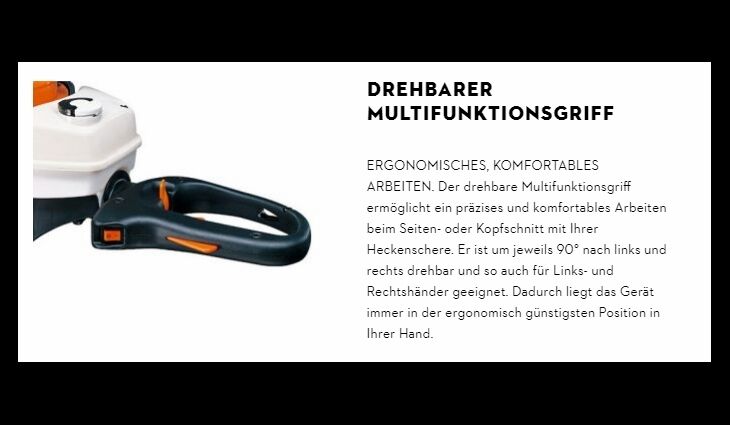 STIHL HSA 100 Akku-Heckenschere 60cm HA070113530