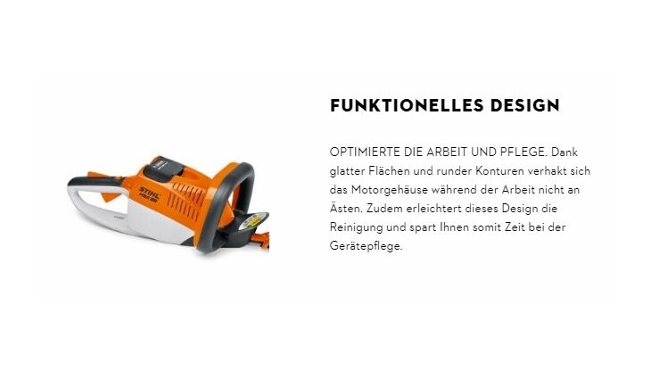 STIHL HSA 100 Akku-Heckenschere 60cm HA070113530