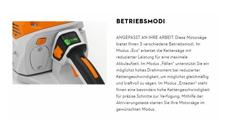 STIHL MSA 300 C-O Akku Motorsäge 35cm AP System
