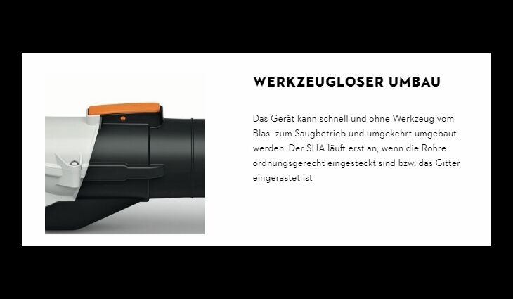 STIHL SHA 56 Akku Saughäcksler Solo SA020117100
