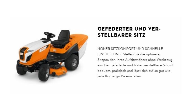 STIHL RT 6127 ZL Aufsitzmäher 61702000030