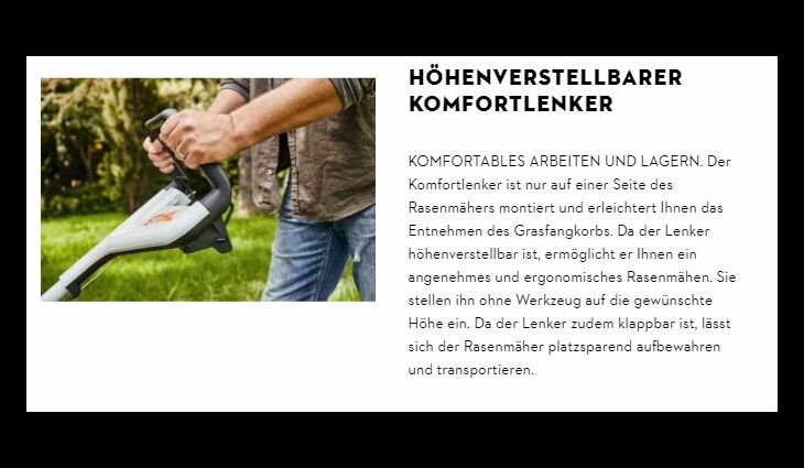 STIHL RM 650 V - Benzin Rasenmäher 63640113401