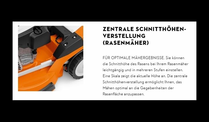 STIHL RM 650 V - Benzin Rasenmäher 63640113401