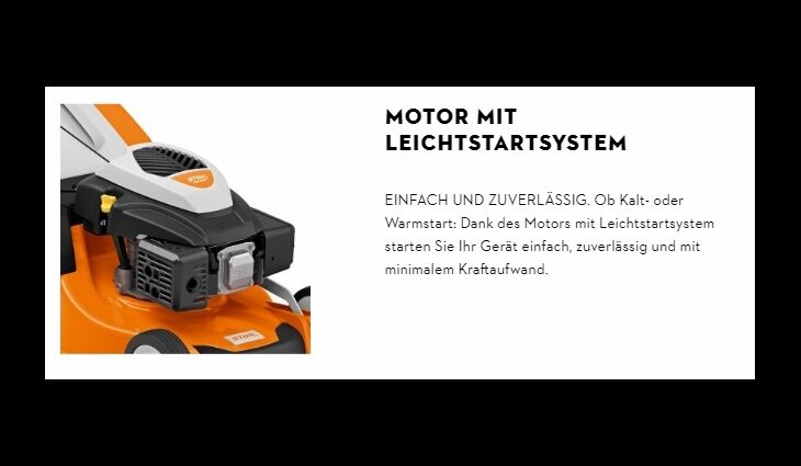 STIHL RM 650 V - Benzin Rasenmäher 63640113401