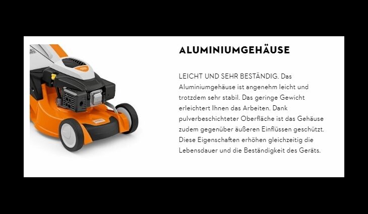 STIHL RM 650 V - Benzin Rasenmäher 63640113401