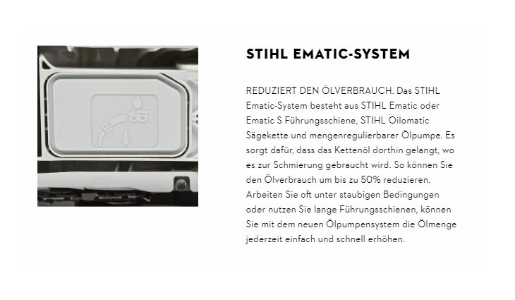 STIHL MS 500i Benzin Motorsäge 71cm 11472000002