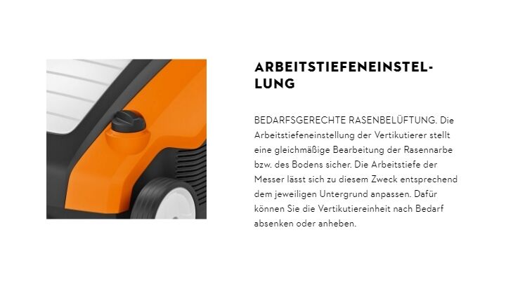 STIHL RLA 240 Akku Rasenlüfter/Vertikutierer Solo-Gerät