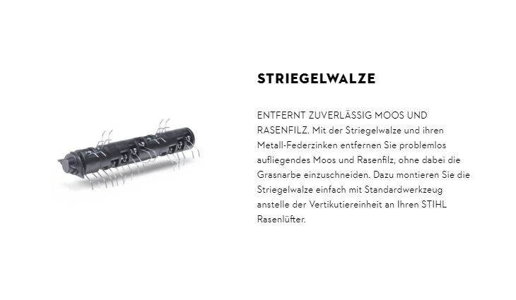 STIHL RLA 240 Akku Rasenlüfter/Vertikutierer Solo-Gerät