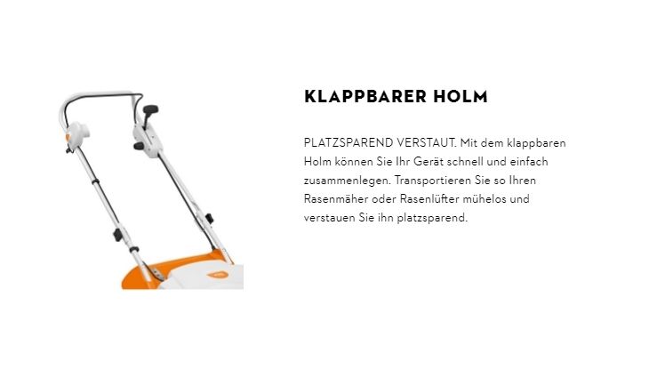 STIHL RLA 240 Akku Rasenlüfter/Vertikutierer Solo-Gerät