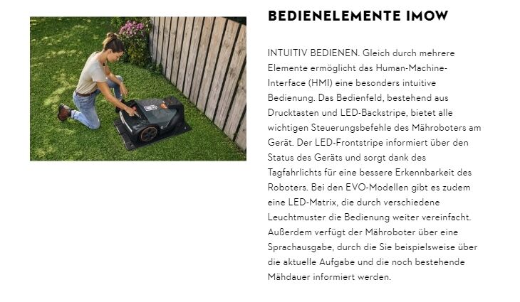 STIHL iMOW 5 EVO Mähroboter IA010111410
