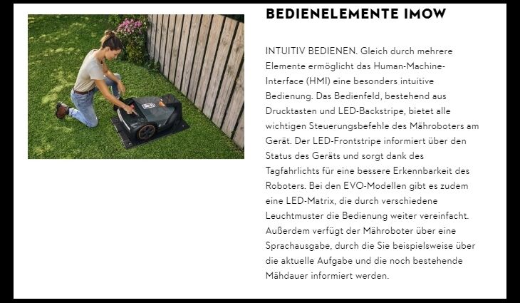 STIHL iMOW 7 Mähroboter IA010111460